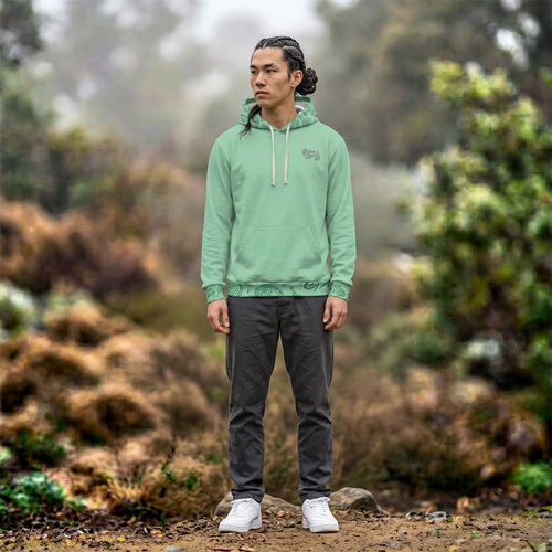 LiftedSpirits Hoodie - Mint Paisley 🌿