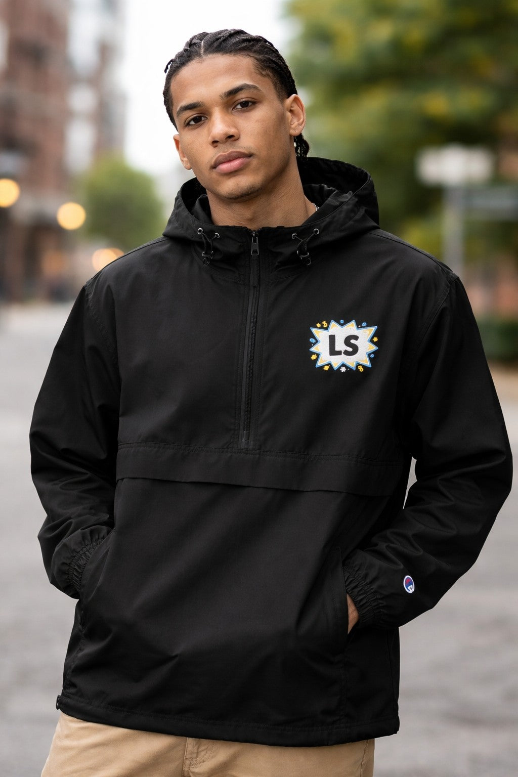 LiftedSpirits x Champion Packable Anorak