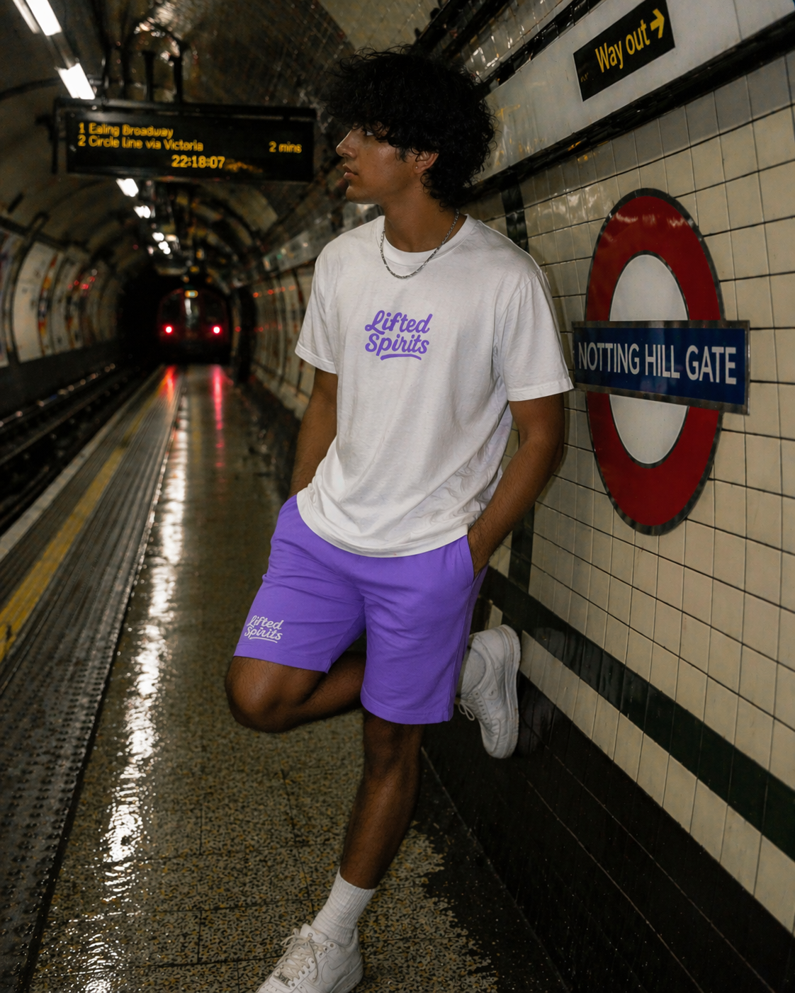LiftedSpirits T-Shirt - Lavender Tide