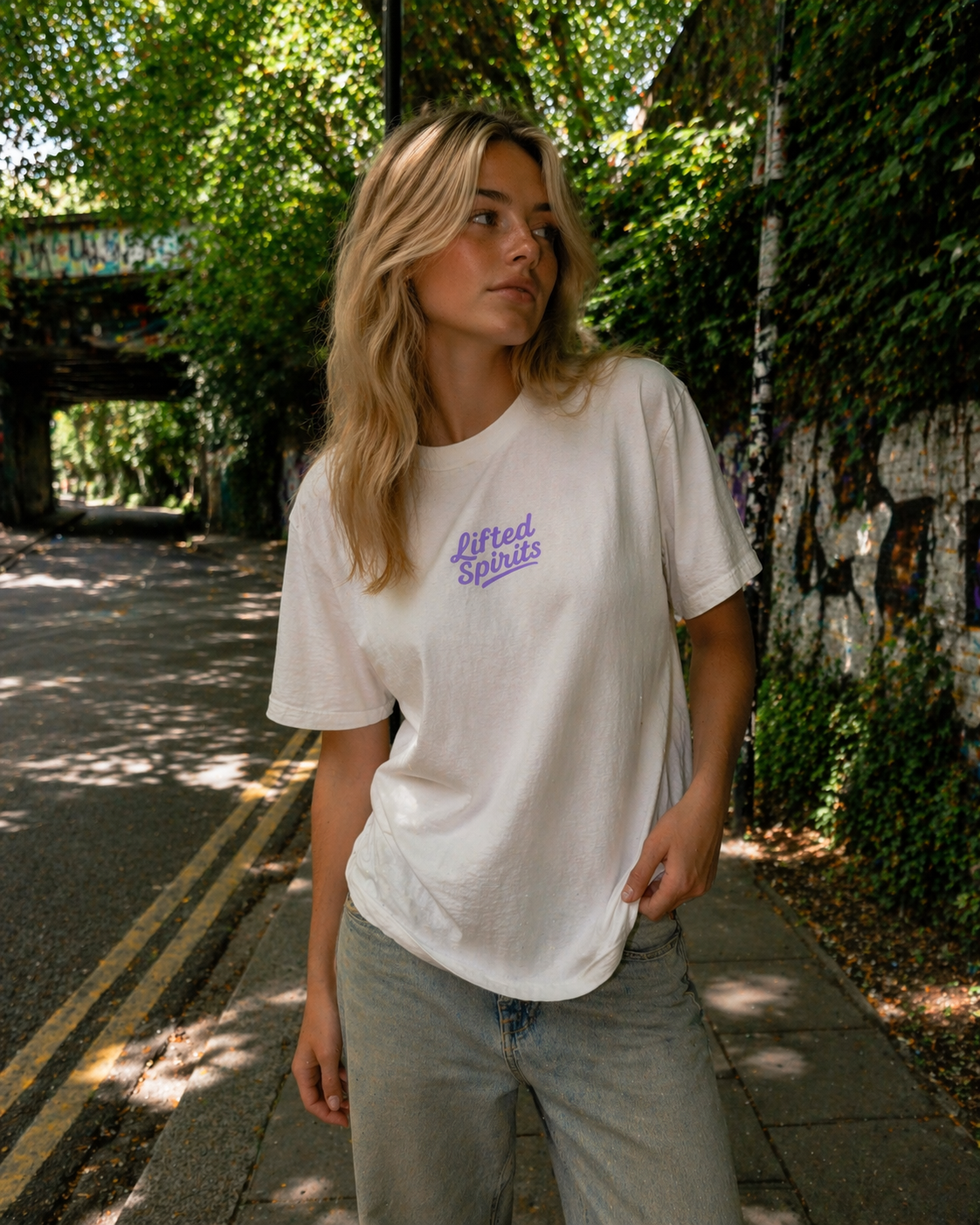 LiftedSpirits T-Shirt - Lavender Tide