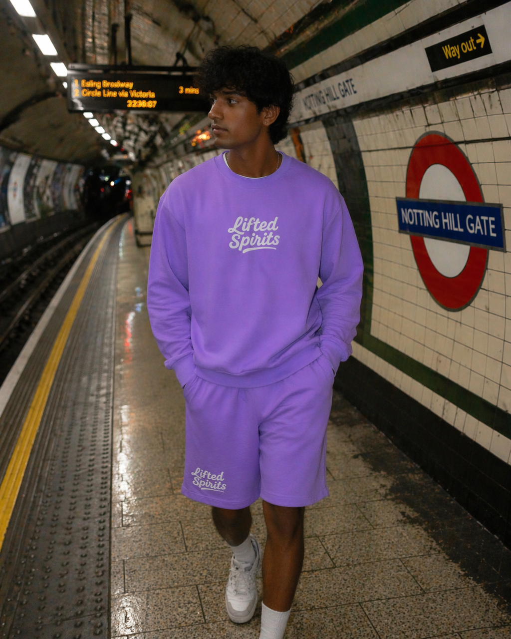 LiftedSpirits Sweatshirt - Lavender Tide