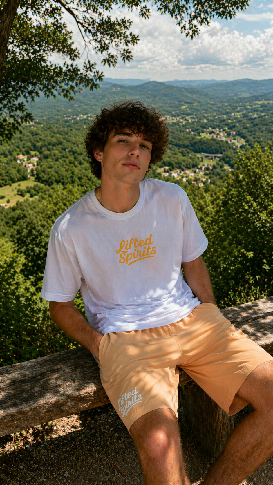LiftedSpirits T-Shirt- Mango Sorbet