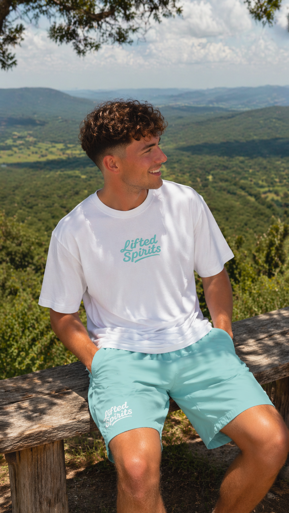 LiftedSpirits T-Shirt - Coastal Mint