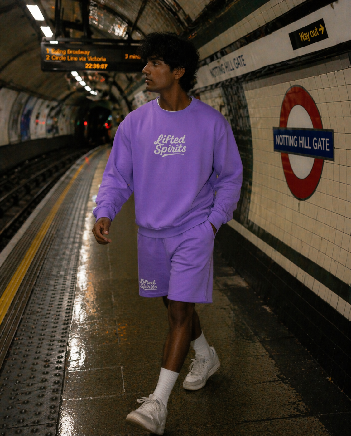 LiftedSpirits Sweatshirt - Lavender Tide